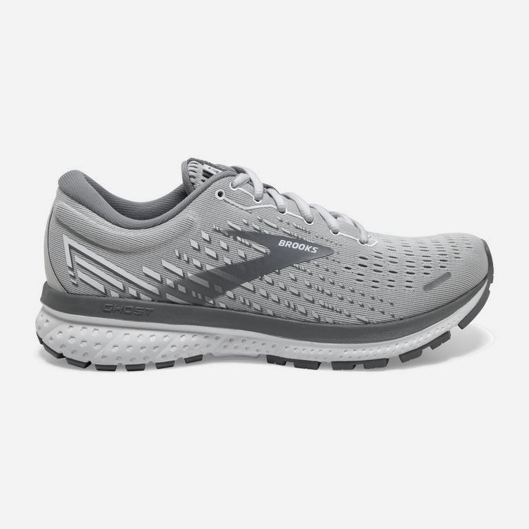 Brooks Ghost 13 Womens Road Running Shoes Ireland Alloy/Grey/White (RZXV-01439)